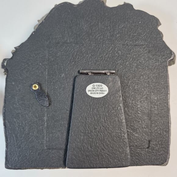 Rustic Western set of 2 Wild Horses Vintage Frames Unlimited 3x3 picture frames - Picture 9 of 13